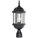 Devonshire 1 Light 20 inch Black Outdoor Post Lantern